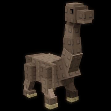 Massive gentle brontosaurus with long neck