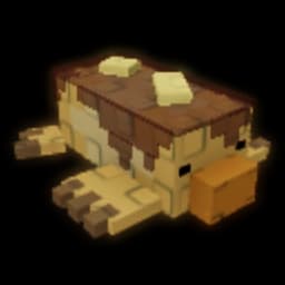 Brown mole with pancake-like patterns