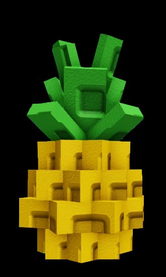 Pineapple fruit - Mythical tier spiky tropical fruit for Grow A Garden game